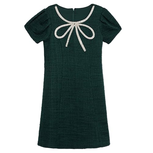 Speechless Girls' Short Sleeve Velvet Fit and Flare Tween Party Dress2