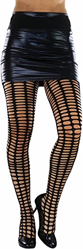 Image of ToBeInStyle Women's Large Mesh Fishnet Patterned Pantyhose Tights
