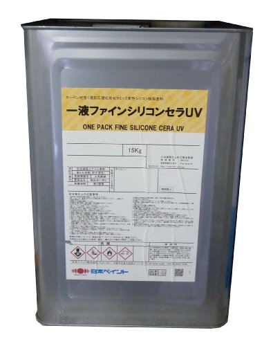 日本ペイント 1液ファインシリコンセラUV 15kg ホワイト 白 つや有り