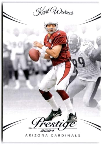 2024 Panini Prestige #9 Kurt Warner Arizona Cardinals Official NFL Football Card in Raw (NM or Better) Condition
