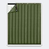 Cortinas opacas Aislamiento Térmico Tratamiento de Ventanas Persianas Temporales Oscurecimiento de la habitación Cortinas de puerta con ojales Protección contra el frío Pantalla de la puerta Manta