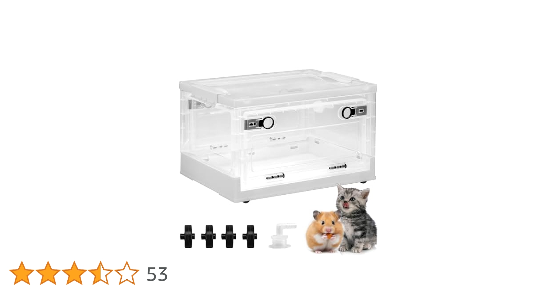 Amazon | BreeRainz ペット用酸素室 酸素ケージ 28L 折りたたみ