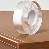0.8 in x 9.84 FT,Clear Edge Protector Strip Sharp Edge Wrap Cover Tape, Self Adhesive Protective Bumper Guards for Cabinet Door Desk Glass Table Bed Furniture, Kitchen Countertop, Waterproof
