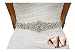 SoarDream Champagne Bridal Sash beaded belts bridal sash belt with Rhinestone for Wedding