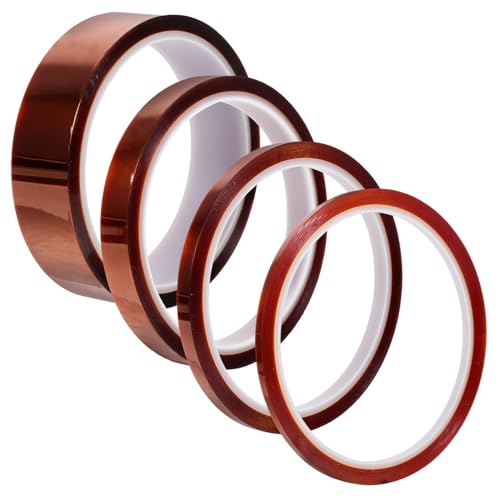 HOLIDYOYO Electronics Heat Tape Rolls High Temp Solder Masking Tape Heat Shield for Automotive