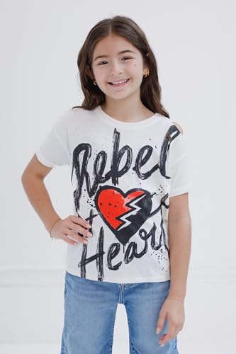 Disney Descendants The Rise of Red Girls Drop Shoulder T-Shirt Little Kid to Big Kid Sizes (5-14-16)2