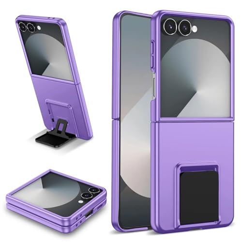 Coque de protection rigide et fine pour Galaxy Z Flip 3 5G antichoc violet
