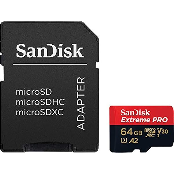 Sandisk Extreme Pro SDSQXCU-064G-GN6MA Micro Sd Card черный 64 ГБ