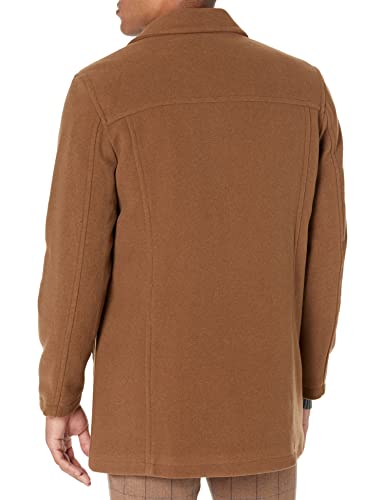 Cole Haan Men's Button Up Wool Plush Car Coat2