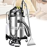 GYQSSD Extractor De Limpieza Profunda, Máquina Limpiadora De Alfombras Portátil, Extractor De Alfombras De Acero Inoxidable 3 En 1, Levanta Derrames De Alfombras, Escaleras, Tapicería,20L