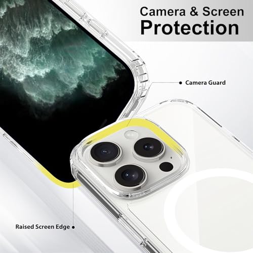 Image of FanTEK Phone Case Compatible with iPhone 11 Pro 5.8 Inch, Magnetic Case Clear Protective Bumper Hard Back Cover