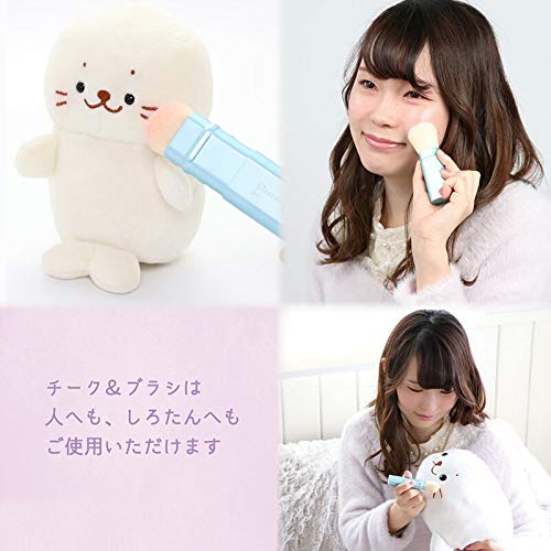 Amazon | しろたん 2色チーク＆ブラシセット お花畑のゆめみるしろたん