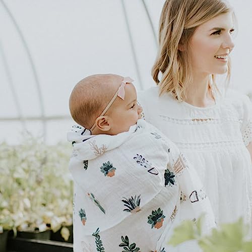 Image of Little Unicorn Muslin Swaddle Blanket for Newborns & Infants | Soft & Breathable Fabric | Set of 3 Baby Blankets for Swaddling, Nursing, Shower Gifts (Bison)