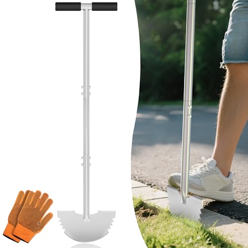 KYEEN-TOOLS Serrated Edger Lawn Tool - Half Moon Shovel...
