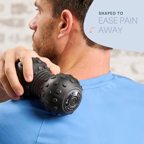 LifePro 4-Speed Vibrating Massage Ball - Peanut Massager Combines a Lacrosse Ball with Vibrating Foam Roller | Vibration Roller for Recovery, Mobility & Deep Tissue Trigger Point Therapy (Black) by LifePro - Image 7