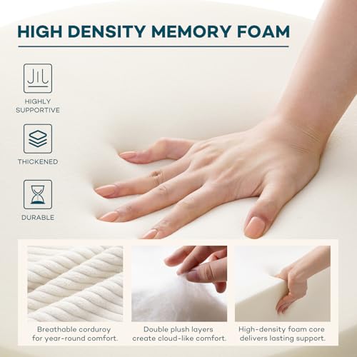 Folding Sofa Bed Sleeper Sofa Chair 3 in 1 Convertible Sofa Bed Queen-White - image 4
