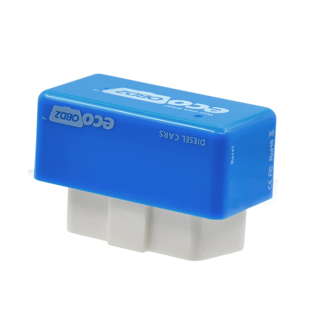 EcoOBD2 Chip Tuning Box Diesel Ahorro de Combustible Plug and Drive Economy Chip Tuning Box para coches diésel, 15% de ahorro de combustible, reasignación de ECU, fácil de usar, alta