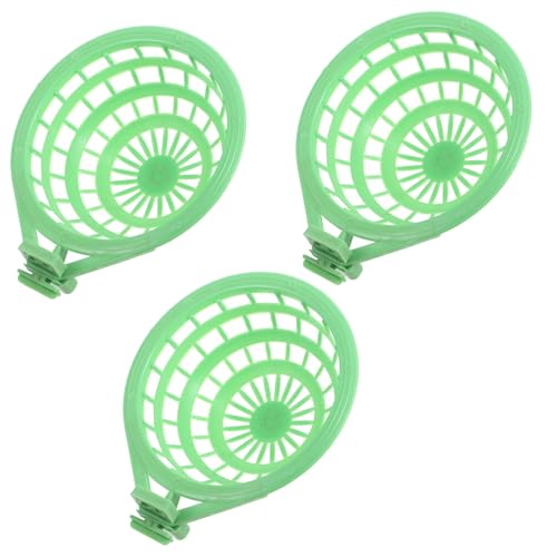 Kisangel 3Pcs Pigeon Nesting Bowl Durable Plastic Bird Nest for Breeding Easy to Install Versatile Design for Pigeons Quail More for Pet Shops Zoos