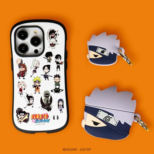 Funda AirTag Naruto Kakashi iFace de silicona con mosquetón resistente 6
