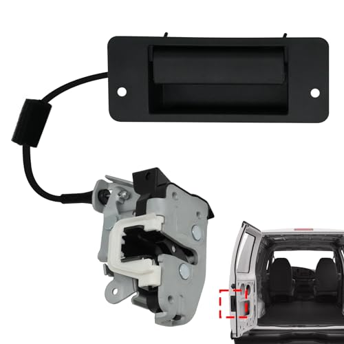 Blycorul Left Driver Side Rear Cargo Door Latch with Handle for 1992-2019 Ford E150 E250 E350 E450 Econoline Club Wagon Super Duty | Replaces 8C2Z-15431A03-A 6C2Z-15431A03-AA