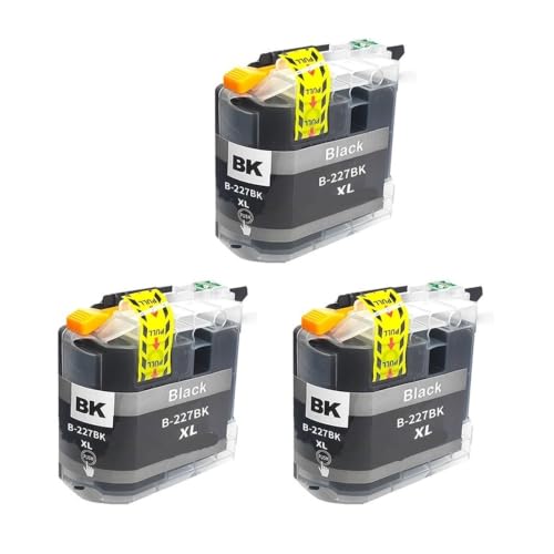 Cartouche d'encre LC227XL Brother compatible pour imprimante DCP-J4620DW et J5620DW noir XL