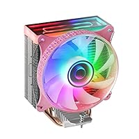 Mars Gaming MCPU-VR Rosa, CPU Kühlkörper, Dual Infinity Mirror ARGB, 4 HCT Heatpipes, 180W TDP, Ultra-quiet PWM 12cm Lüfter