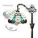 NUODITOS Tiffany Floor Lamp Owl Animal Stained Glass Reading Floor Lamp with Adjustable Lampshade Tiffany Style Corner Standing Light for Bedroom Living Room Office (Bulb Included)