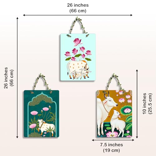 Image of Sehaz Artworks Home Decoration Items for Living Room | Wall Decor Items for Living Room | Pooja Room Decorations Items | Wall Hanging Decoration | Decorative Items for Living Rooms
