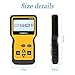 AUCELI OBD2 Scanner Code Reader for Car Check Engine, CAN Diagnostic Tool, Read and Erase Fault Codes, Probe for Emission Monitor Status, Universal for All OBD II Protocol After 1996(Yellow)