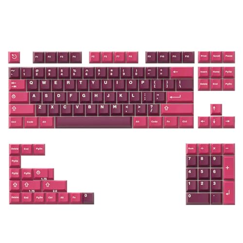 121PCS Keycaps ABS bicolore Lightproof CherryProfile Per 61 68 87 96 980 104 108 Tastiera Meccanica rosso