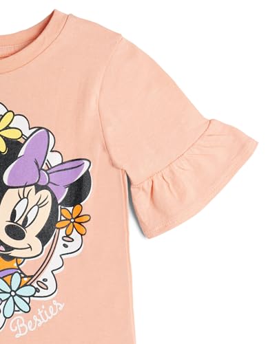 Image of Disney Mickey Mouse & Friends Girls' 2-Piece T-Shirt and Shorts Set for Baby & Kids