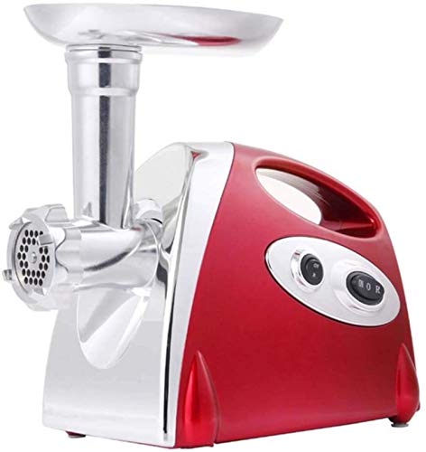 Elektrische Fleischwolf, The Mincer mit 3 Mühlen und Wurstfüllrohren für den Heimgebrauch, Wursthersteller aus Edelstahl, mit Aufsatz