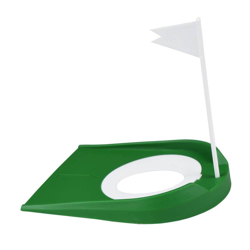 Lot de 2 drapeaux d'entraînement pour la tasse de golf - Intérieur ou extérieur