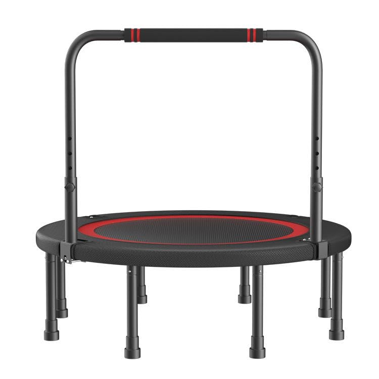 Toy Imagine 40-Inch Mini Trampoline for Adults & Kids with Adjustable Handrail Foldable & Portable Heavy-Duty Indoor & Outdoor Fitness Rebounder, Compact Exercise Jumper for Workout Maximum Load 80 kg-image-6