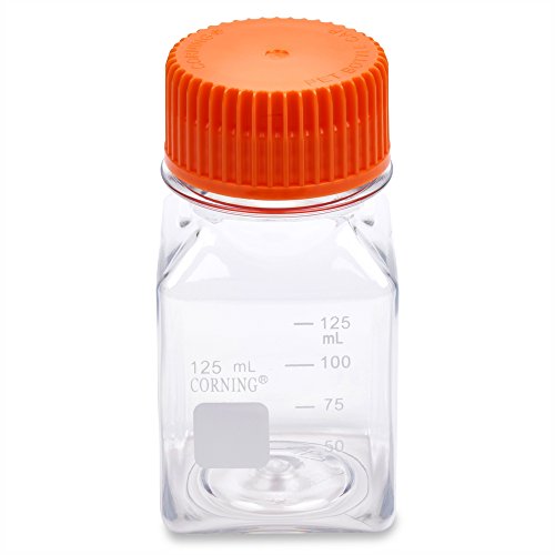 Corning 431530, 125mL Square PET Storage Bottle with 45mm Cap (Single)