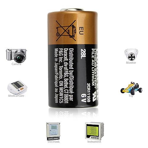 2pcs 28L 2CR11108 Original Digital Cameras Microphones Fa ucet Sensor Battery PX28L K28L 6V Lithium Battery - Image 5