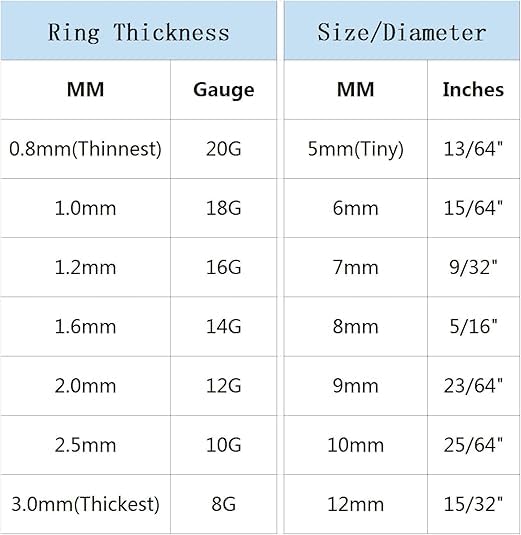 Image of AVYRING Hypoallergenic Nose Rings 316L Surgical Steel Silver Gold Nose Hoops 18g 20g 16g Septum Ring Hinged Clickers Seamless Helix Cartilage Conch Earrings Hoop for Women Men 6mm 7mm 8mm