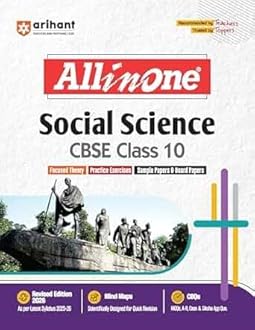 ARIHANT CBSE Class 10th All in One - Social Science - Arihant Prakashan - New Edition 2026 Paperback – 11 May 2025