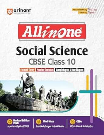 ARIHANT CBSE Class 10th All in One - Social Science - Arihant Prakashan - New Edition 2026