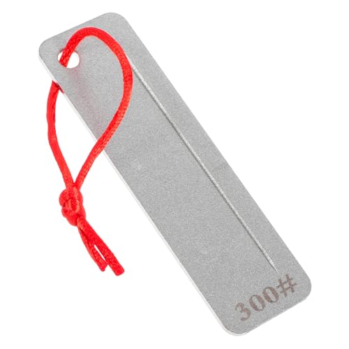 LALAFINA Whetstone Sharpener Hook Sharpener Tool Sturdy Sharpening Stone for Outdoor Activities