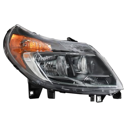 Image of TRQ Passenger Side Headlight Assembly Halogen Compatible with 2014-2022 Ram ProMaster 1500 2500 3500 Without Daytime Running Lights CH2503254