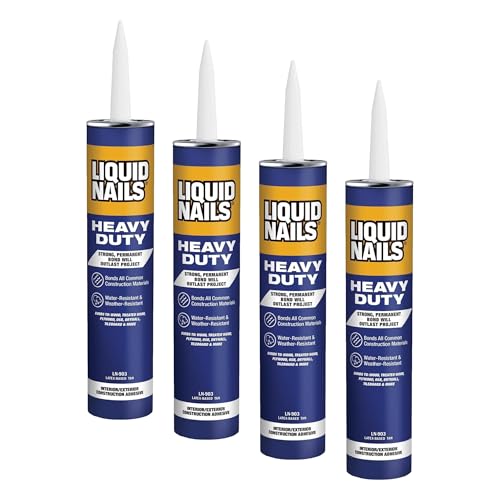 Image of Liquid Nails Heavy Duty Construction Adhesive (LN903), 10 oz (Pack of 4)