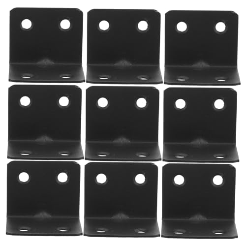 SHINEOFI 10 Piezas Soporte de Estantería Inoxidable de Escuadras para Fijación para Estanterías y Paredes Resistente Instalar