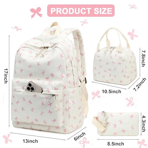 Image of Girls Backpack for Kids Elementary Bookbag Girly School bag Children Laptop Bag