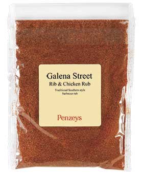 Galena Street Rib and Chicken Rub by Penzeys Spices 4.8 oz 3/4 taza bolsa (paquete de 1)