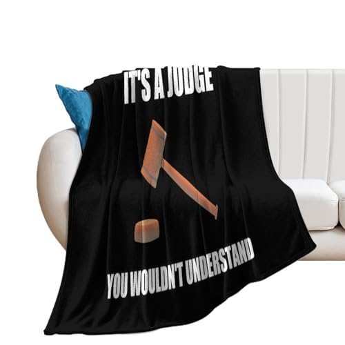 It's S Judge You Wouldn't Understand Soft Flannel Blanket Throw Fashion Plush Blankets Lightweight Throws for Couch Bed 30
