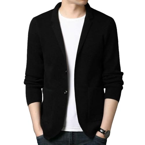 Pull en tricot pour homme fini les hauts d'automne mal ajustés