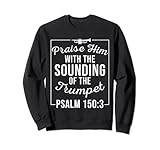 Cute Psalm 150:3 Bible Verse Christian Player Art