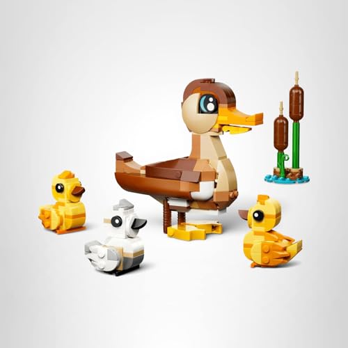 LEGO Creator Duck Family Building Set – 262-Piece Animal Toy with Posable Mother Duck & 3 Ducklings, Cute Play & Display Model, Gift for Kids – 40885 - Image 8