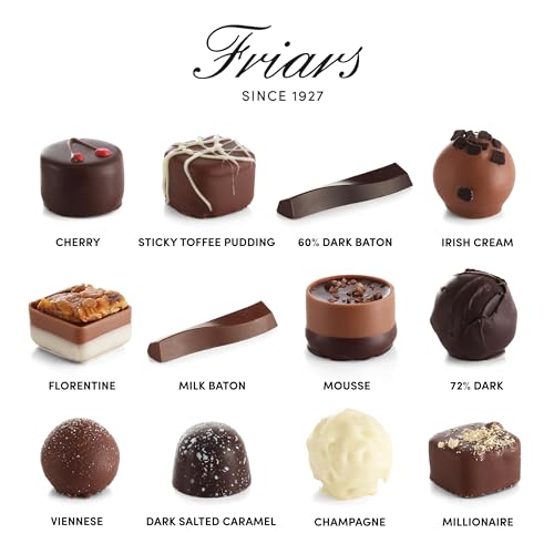 Friars Signature Chocolate Selection Box - 24 Chocs | Truffles, Caramel, Liqueurs, Fruits, White, Milk & Dark Chocs | Premium Chocolates For Special Occasions & Gifts - Image 2